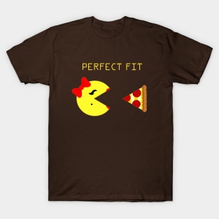 Ms Pacman & Pizza T-Shirt